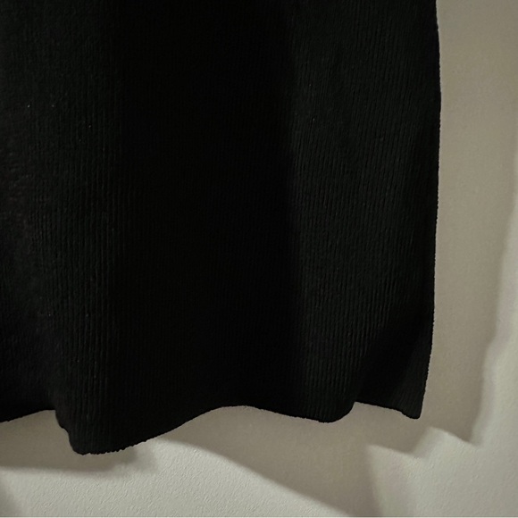 Vintage Y2K Prima Bella Black Knit Tank Top Womens Size Large Minimalist Classic - Picture 6 of 14